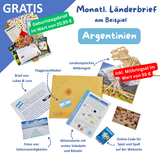 Länderbrief Argentinien mit Bundle Geburtstagsbrie