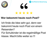 Bewertung wer bekommt heute noch Post