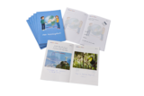 Ausschnitt Schulpaket Ausgefülltes Reisetagebuch