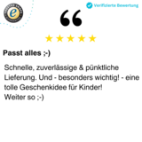 Bewertung passt alles