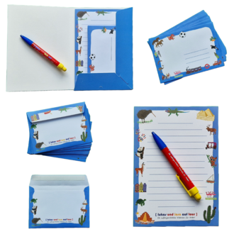 lula-Briefpapier-Set (inkl. Kugelschreiber)