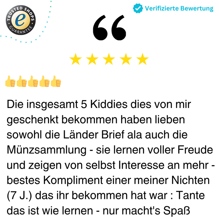 Bewertung 5 Daumen