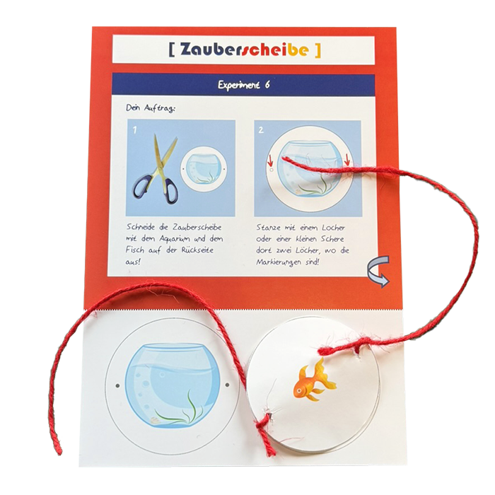 Zauberscheibe optische Täuschungen 