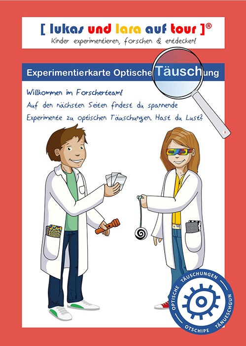 Experimentierkarte optische Täuschungen