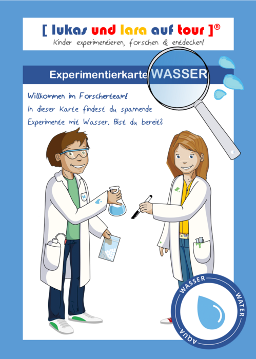 Experimentierkarte Wasser