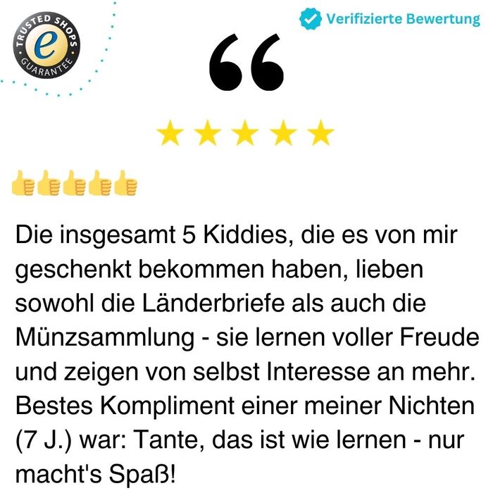 Bewertung 5 Daumen