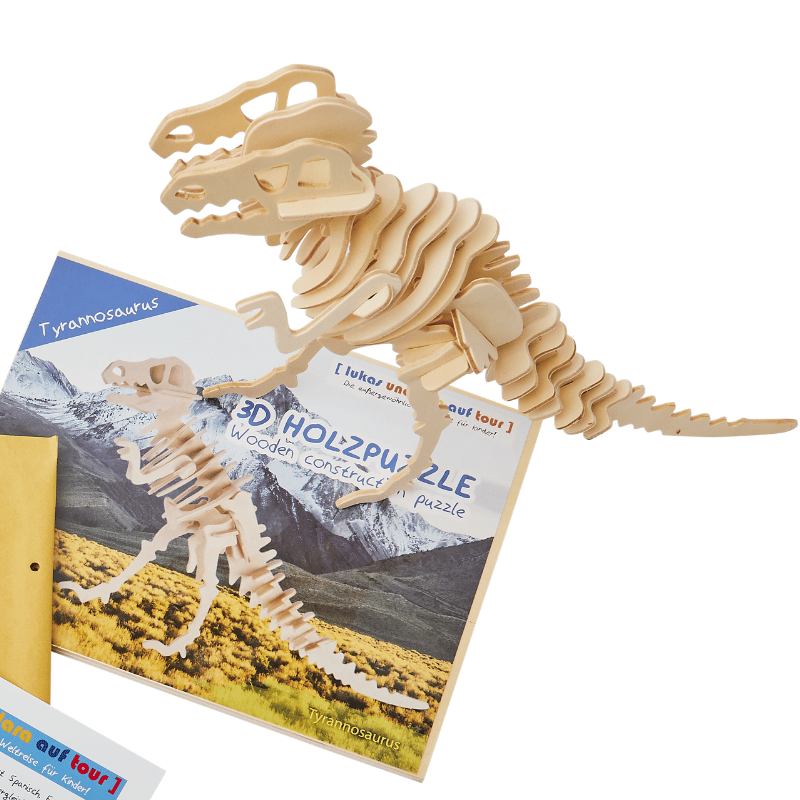 3D Holzpuzzle Dinosaurier