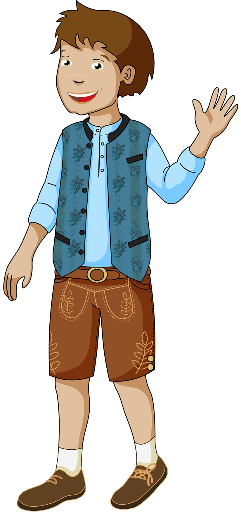 Lukas in Tracht