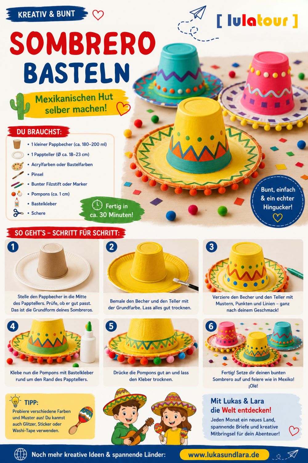 Sombrero basteln