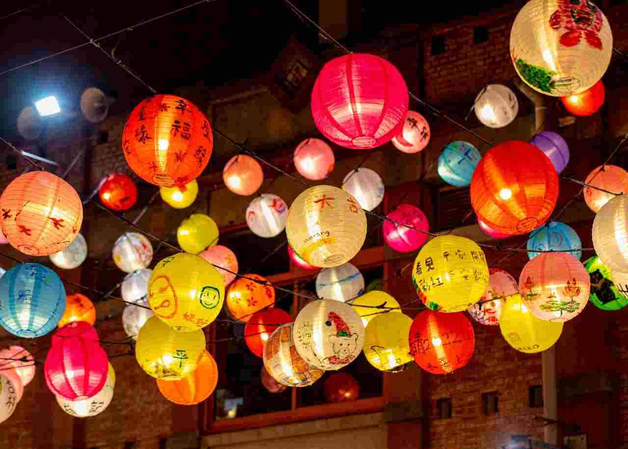 Lampenfest in China
