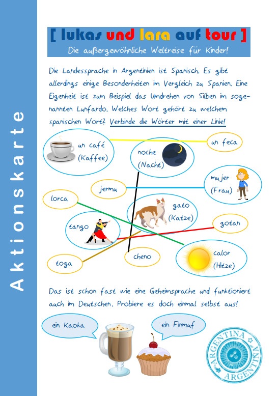 Lulatour Argentinien Aktionskarte