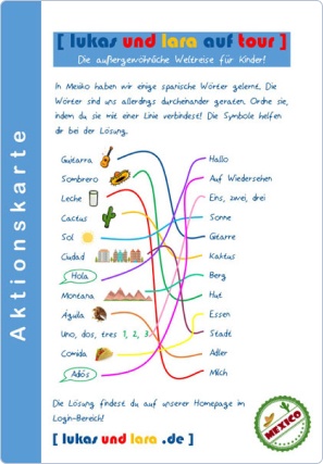 Lulatour Mexiko Aktionskarte