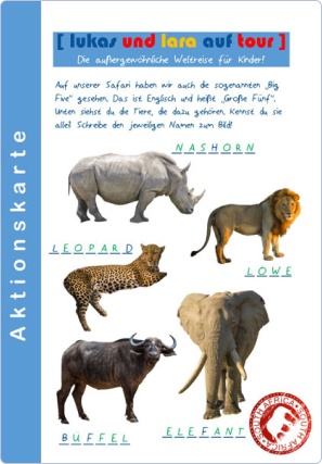 Lulatour Südafrika Aktionskarte
