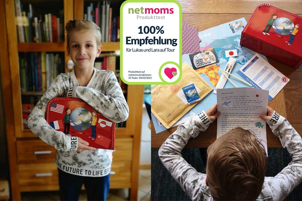 NetMoms-Produkttest - Alle Mütter empfehlen Lukas und Lara auf Tour